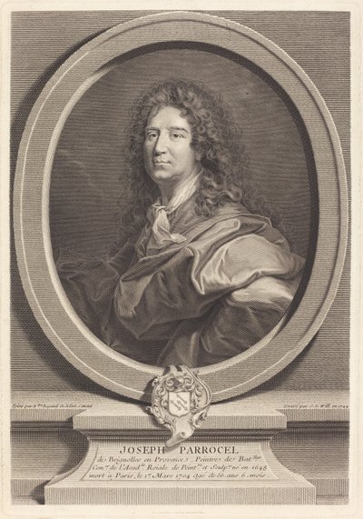 José Parrocel de Johann Georg Wille after Hyacinthe Rigaud