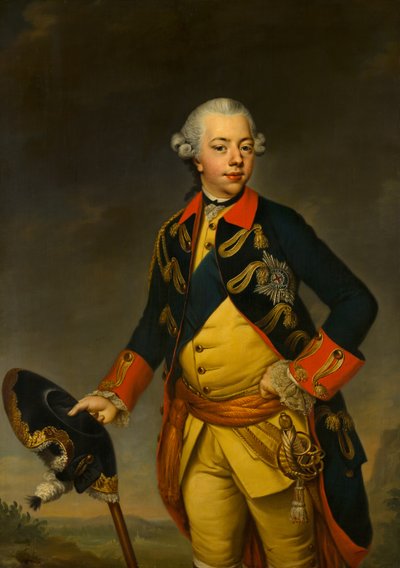 Retrato do Stadholder William V de Johann Georg Ziesenis