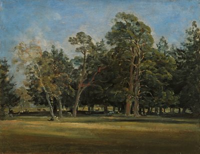O Hirschgarten perto de Munique de Johann Georg von Dillis