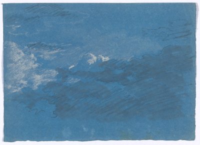 Estudo de nuvens de Johann Georg von Dillis