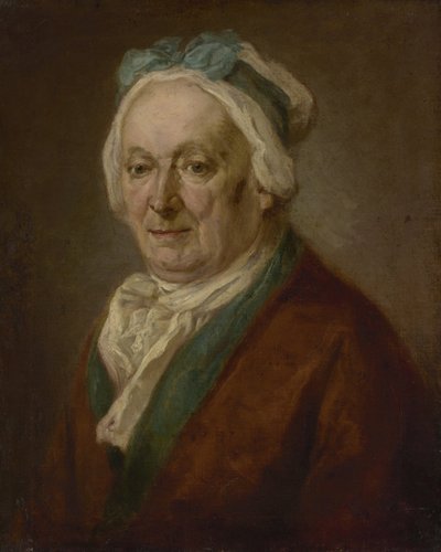 Retrato de um homem com uma touca de dormir de Johann Georg von Edlinger