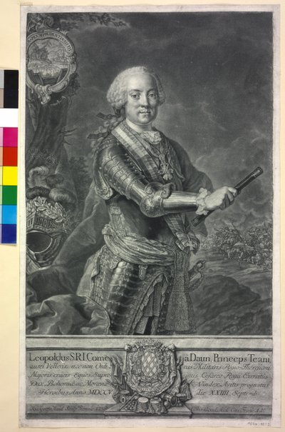Leopold Conde Daun de Johann Gottfried Haid