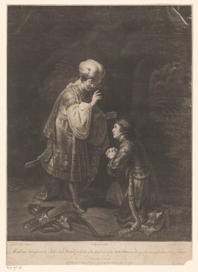 Reconciliação de David e Absalom de Johann Gottfried Haid