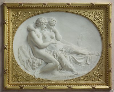 Bacchus confortando Ariadne, 1793 (mármore) de Johann Gottfried Schadow