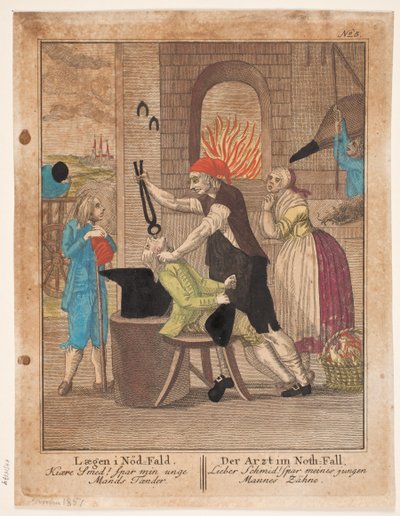 O médico em Nød-Fald de Johann Gottlieb Friedrich