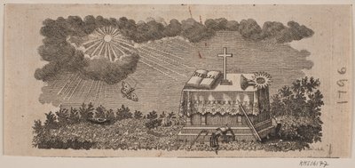 Vignette Gebhardi e Christiani "História dos Reinos da Dinamarca e Noruega e os Ducados de Schleswig e Holstein até nossos tempos" de Johann Gottlieb Friedrich