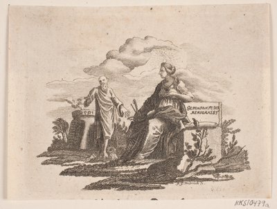 Vinheta para H. Niemeyer "Características Bíblicas" de Johann Gottlieb Friedrich