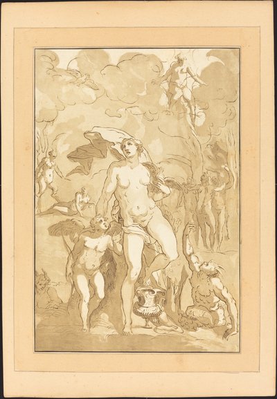 Vênus de Johann Gottlieb Prestel after Jacopo Ligozzi