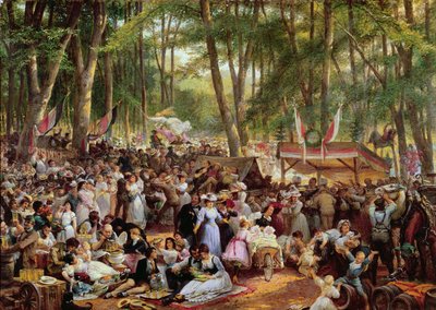 O Waldchestag em 1871 de Johann Heinrich Hasselhorst