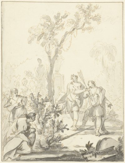Representação alegórica de Johann Heinrich Keller (II)