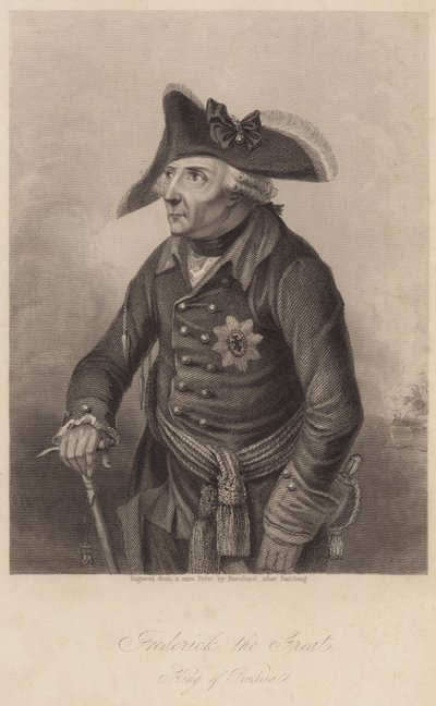 Rei Frederico II da Prússia de Johann Heinrich Ramberg