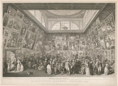 A Exposição da Real Academia 1787 de Johann Heinrich Ramberg