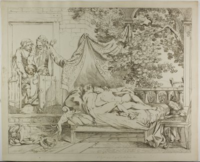 Os Amantes de Johann Heinrich Ramberg
