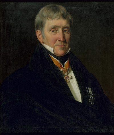 Retrato de Franz Gerhard Wegeler 1765-1848, 1839. de Johann Heinrich Richter