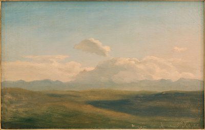 Paisagem de montanha italiana de Johann Heinrich Schilbach
