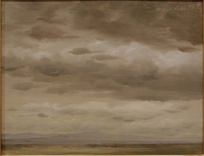Esboço de nuvens de Johann Heinrich Schilbach