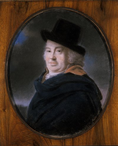 Retrato de Franz Friedrich, do século XIX de Johann Heinrich Schroder
