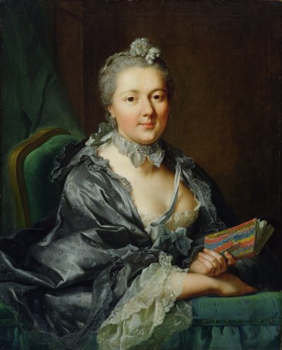 Os artistas segunda esposa, Julie Marianne Pernette, nee Robert, 1762 de Johann Heinrich Tischbein