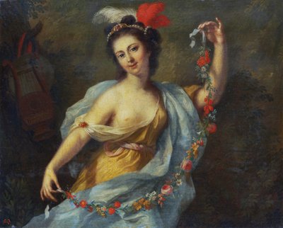A Musa Terpsichore (as nove musas, 1782) de Johann Heinrich Tischbein