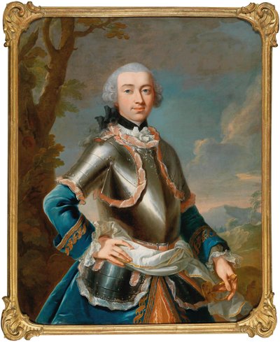 Retrato do Conde Rudolf Waldbott von Bassenheim 1731-1805, Entre 1755 e 1765. de Johann Heinrich Tischbein the Elder