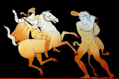Nono trabalho de Hércules c.1796 (Gravação em Placa de Cobre) de Johann Heinrich Wilhelm Tischbein