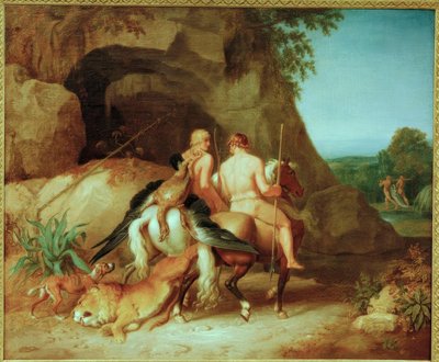 Kastor e Pollux - A força do homem de Johann Heinrich Wilhelm Tischbein