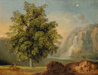 Paisagem no Tivoli de Johann Heinrich Wilhelm Tischbein