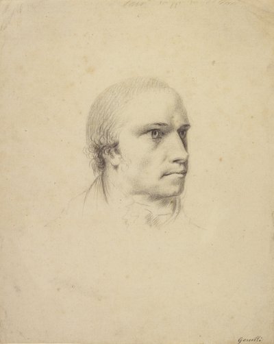 Retrato de António Canova de Johann Heinrich Wilhelm Tischbein