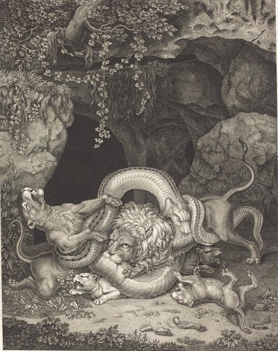 O Animal Laocoonte de Johann Heinrich Wilhelm Tischbein