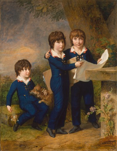 Os Filhos de Martin Anton Heckscher: Johann Gustav Wilhelm Moritz 1797-1865 ..., 1805. de Johann Heinrich Wilhelm Tischbein