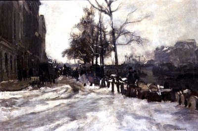 Inverno, Roterdão de Johann Hendrik Mastenbroek
