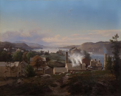 Poughkeepsie Iron Works (Fornalha de Bech), 1856 de Johann Herman Carmiencke