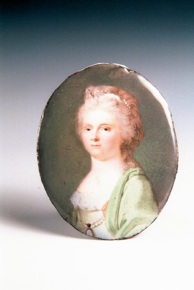 retrato de uma senhora de Johann Ignaz Krafft