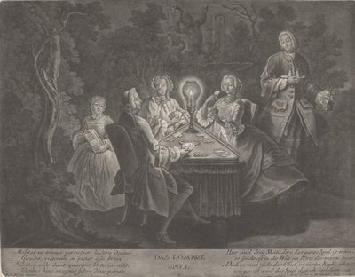 O jogo Lombre de Johann Jacobus Haid
