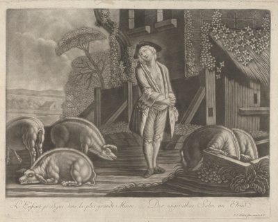 O Filho Pródigo na Maior Miséria de Johann Jacobus Haid