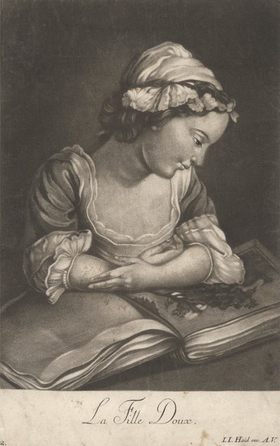 A doce rapariga de Johann Jacobus Haid