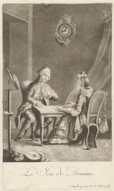 O jogo do dominó de Johann Jacobus Haid