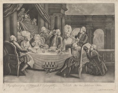 Alegria pelo regresso do filho pródigo de Johann Jacobus Haid