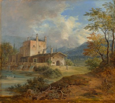 Martelo de ferro nas montanhas de Johann Jakob Dorner der Jüngere