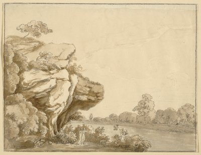 Gentleman and Lady in Landscape (Cavalheiro e Senhora da Paisagem) de Johann Jakob Dorner der Jüngere