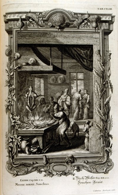 Ilustração de Physique sacree, ou Histoire-naturelle de la Bible de Johann Jakob Scheuchzer