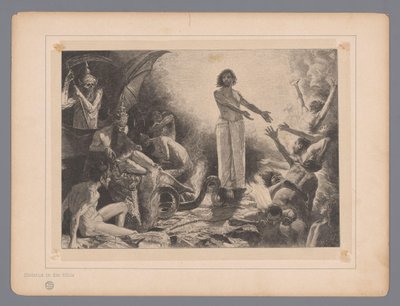 Cristo no Submundo
Christus in der Hölle
Sete representações místicas (título da série) de Johann Jakob Weber