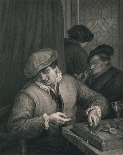"Trictrac", meados do século XVII, meados do século XIX. de Johann Leonhard Appold