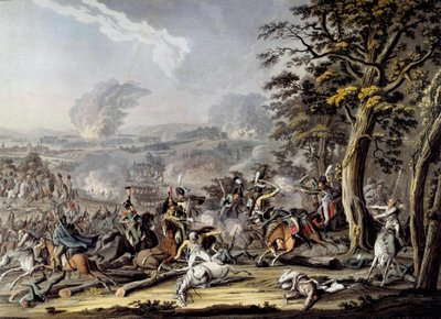 Guerra da Quarta Coligação: "Vista da Batalha de Friedland de Johann Lorenz Rugendas