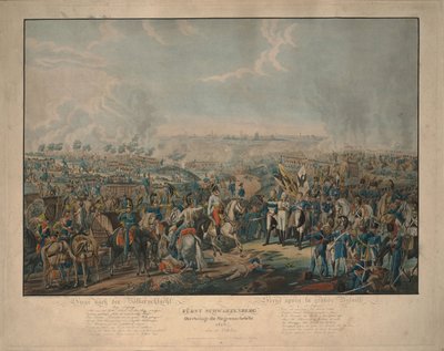 Após a Batalha das Nações: Príncipe Schwarzenberg trazendo notícias da vitória em 18 de outubro de 1813 de Johann Lorenz Rugendas the Younger