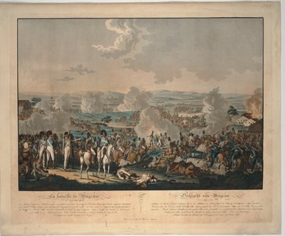 A Batalha de Wagram de Johann Lorenz Rugendas the Younger