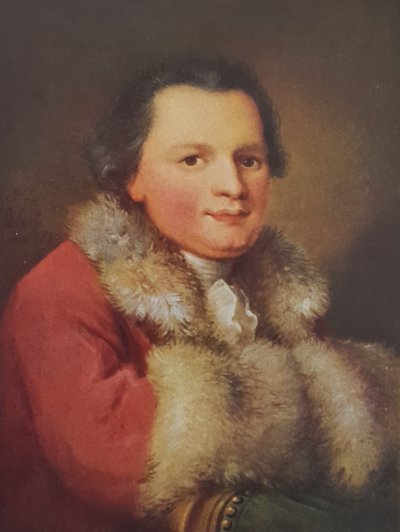 Alemão: Retrato de Beat Ludwig Walthard, editor. de Johann Ludwig Aberli
