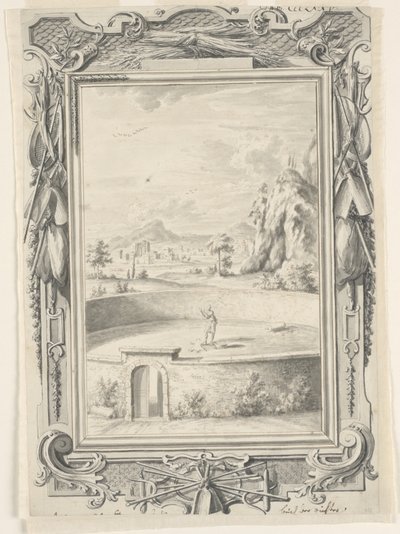 Estudo para O Velocino de Gideão, Placa 375, Physica Sacra de Johann Melchior Füssli
