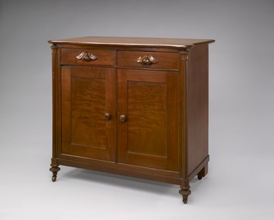 Servidor, c. 1846-1860 (nogueira preta) de Johann Michael (attr.to) Jahn