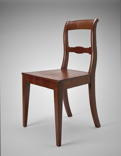 Cadeira lateral, c.1845-60 (nogueira preta) de Johann Michael (attr.to) Jahn
